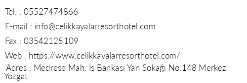 elikkayalar Resort Hotel telefon numaralar, faks, e-mail, posta adresi ve iletiim bilgileri